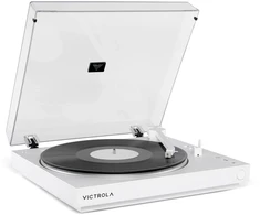 Victrola VPT-800-WHT-INT Automatic Turntable, Baltas