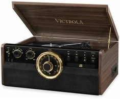 Patefonas Victrola The Empire VTA-270B, su CD, kasečių ir FM grotuvu