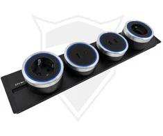 Viking lizdo modulis A20, LED lemputė su judesio jutikliu 3W, juoda