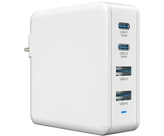 Įkroviklis Viking kroviklis USB GaN 100W, podpora PD3.0 a QC4+ balta