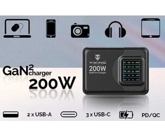 Įkroviklis Viking Viking nabíječka USB GaN 200W PD Pro
