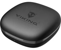 Ausinės Viking bluetooth ausinės su mikrofonu V49 juoda