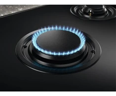 PLITA PE GAZ ELECTROLUX KGG753753K, dujinė kaitlentė; 75 cm; 5 dujiniai degikliai; gartraukio prijungimas; elektroninis laikmatis; garsinis signalas; integruotas elektrinis uždegimas; valdymas priekiniame mygtuke; saugos įtaisas; ketaus grotelės; dujinė viryklė ant stiklo; juoda spalva