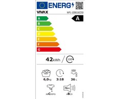 Skalbimo mašina Vivax WFL-100616CDSI