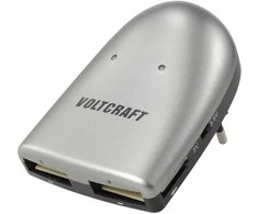 Voltcraft Įkroviklis do baterii guzikowych Li-Ion su regulacją napięcia 3-3,6V 3045780