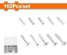 Wadfow dowel with screw set 162pcs