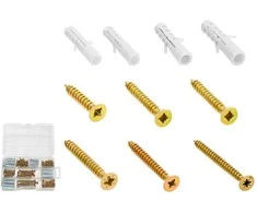 Wadfow dowel with wood screw set 159pcs
