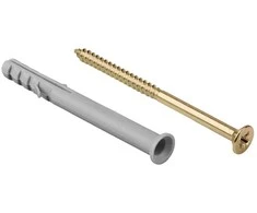 Wadfow Frame dowel 8x60mm+screw 5.2x65mm,set of 15 pcs