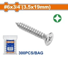 Wadfow Self-tapping screw ZH 3.5x19mm, set of 300 pcs