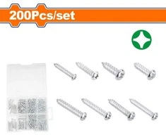 Wadfow Self-tapping screw set 200 pcs