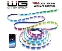 Winner Group WG - Išmanioji LED juosta WG11, 10 metrų, su programėle, IP 65, su maitinimo adapteriu