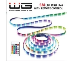 „Winner Group WG“ – LED juosta WG14, 5 metrai, su valdikliu, IP 65, USB-A