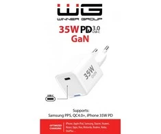 Winner Group WG - Síťová nabíječka GaN 1x USB-C, PD 35W, bílá