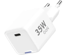 Winner Group WG - Síťová nabíječka GaN 1x USB-C, PD 35W, bílá