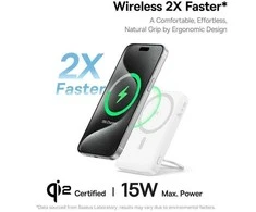 „Baseus“ magnetinė išorinė baterija su stovu „PicoGo Qi2 5000mAh 20W“