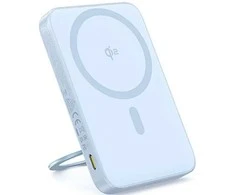 Baseus powerbank with stand PicoGo Qi2 5000mAh 20W (mėlynas)