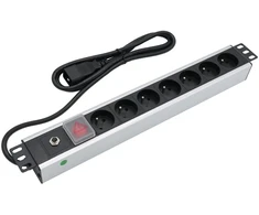 Šakotuvas XtendLan 19'' distribution panel 7x 230V, CSN, 16A/C20, 1,8 m