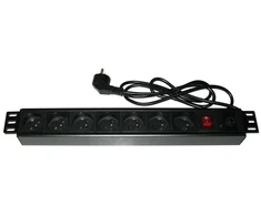 Šakotuvas XtendLan 19'' distribution panel 7x 230V, CSN, 1,8 m