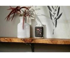 Yankee Candle Aromatinė žvakė "Signature", didelė stiklinė "Juodas Coconut" 567 g