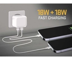 YAC 2133 Dual USB C kroviklis 36W YENKEE