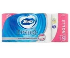 Tualetinis popierius ZEWA Deluxe Pure Baltas, 3 sluoksnių, 16 vnt., 20, 7 m.
