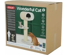 Kačių Draskyklė - Zolux Wonderful Cat 2, Smėlio Spalvos