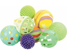 Kamuoliukai Zolux CAT TOY, įvairių spalvų
