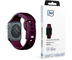 3mk silikoninis dirželis laikrodžiui Apple Watch 38 / 40 / 41 mm - Burgundy