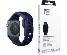 3mk silikoninė apyrankėApple Watch 38 / 40 / 41 mm - mėlynos spalvos