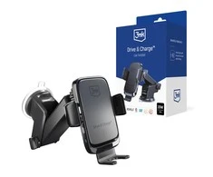 Automobilinis laikiklis-įkroviklis 3mk Drive &amp; Charge juodas