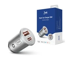 3MK Įkroviklis SAM HYPER CAR CHARGER 30W