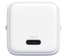 3mk Hyper Charger PD GaN 25W laidinis įkroviklis USB-C kabelis - baltos spalvos