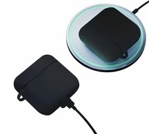 Dėklas 3mk Silicone AirPods Case for Apple AirPods (3-osios kartos). - juodas