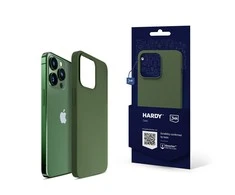Dėklas Apple iPhone 13 Pro Max – 3mk Hardy Silicone MagCase Alpine Žalias