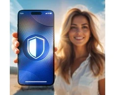 3MK kieto stiklo matinis „Max Privacy“ dėklas Apple iPhone 15/16