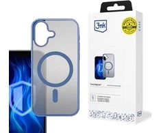3MK Frosty Mag Apple iPhone 16 dėklas telefonui mėlynos spalvos