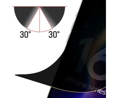 Matinis privatumas plėvelė 3mk Silky Matt Privatumas Apple iPhone 16 Plus