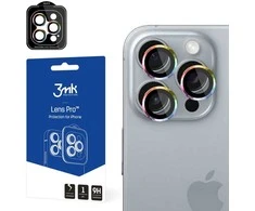 3mk Lens Protection Pro Kameros apsauga su vaivorykštės rėmeliu Apple iPhone 16 Pro /16 Pro Max