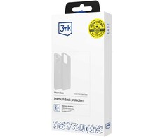 Dėklas 3MK Silicone dėklas skirtas Apple iPhone 17 juodos spalvos