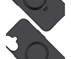 3Mk apsaugos 3mk dūminis dėklas su magnetu ir stovu iPhone 17 - juodas