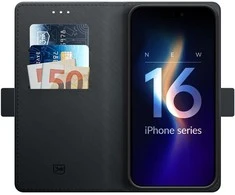 Dėklas 3mk Wallet Case Apple iPhone 17 juodas