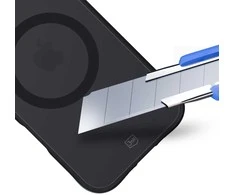 Dėklas 3Mk Protection 3mk Smoke MagCase for iPhone 17 Air - Juodas Semi-Transparent
