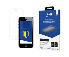 3MK FlexibleGlass ekrano apsauga, Apple, iPhone 5S, hibridinis stiklas, skaidrus