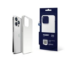 Dėklas 3Mk Protection 3mk Hardy silikoninis „MagCase“, skirtas „iPhone 14 Pro Max“ – baltas