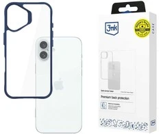 3mk Satin Armor Case+ Mėlyna Apple iPhone 16 Plus - dėklas telefonui skaidrus