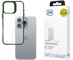 3MK SatinArmor+ Apple iPhone 16 Pro Max 6.9" dėklas telefonui žalios spalvos Military Grade