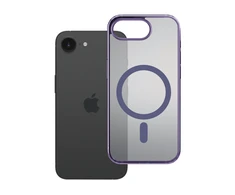 Dėklas 3mk Frosty MagCase Apple iPhone 16E - Violetinė