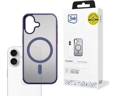 Dėklas 3MK Frosty MagCase skirtas Apple iPhone 17 violetinė