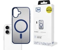 Dėklas 3MK Frosty MagCase skirtas Apple iPhone 17 mėlynos spalvos