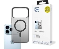 Dėklas 3mk Frosty MagCase Apple iPhone 17 Pro Max juodas